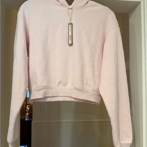 SKIMS NWT Cropped Pink Hoodie Size S